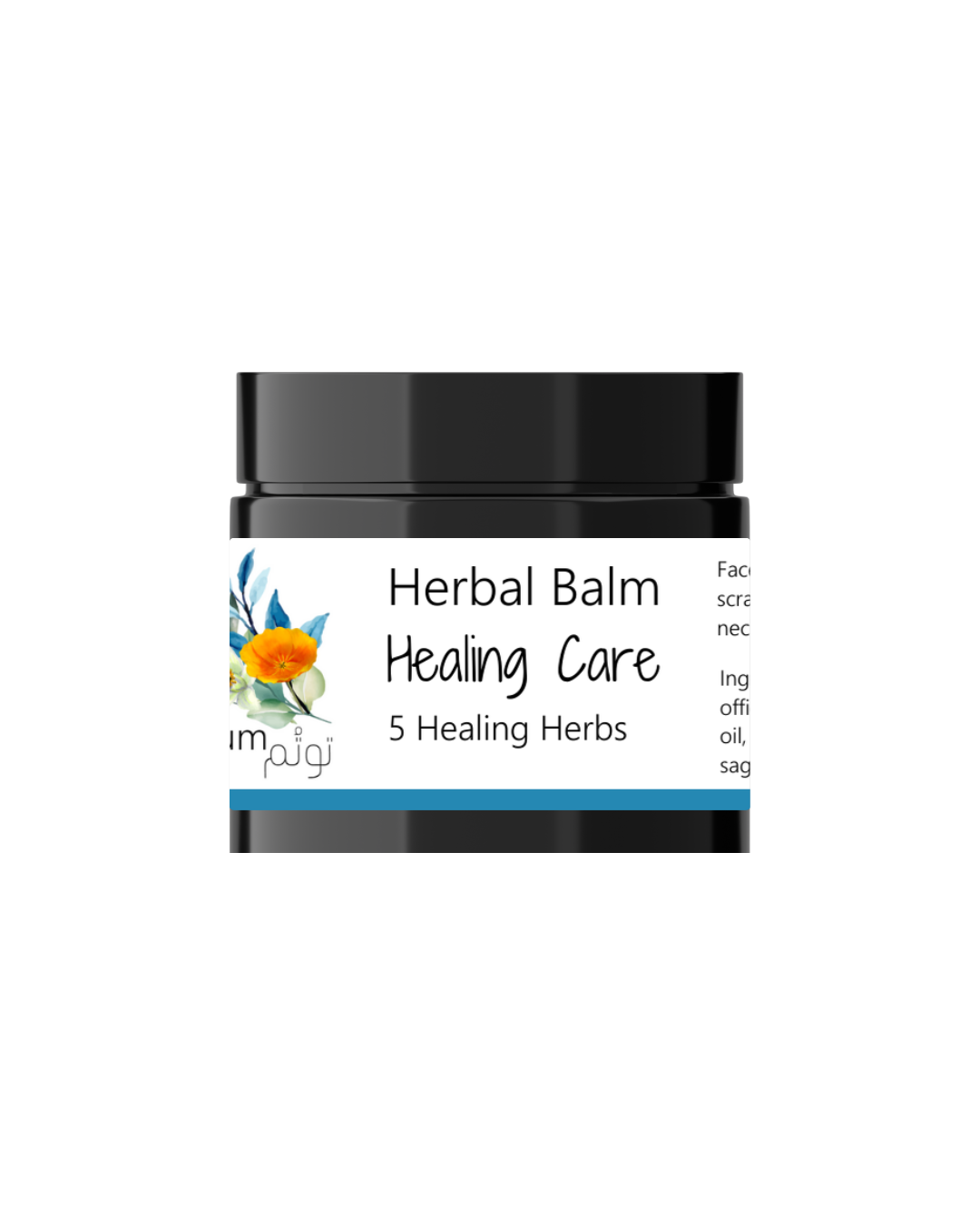 "HEALING CARE" - 5 Healing Herbs - MULTI BALM (Rosemary, Bay laurel, Sage, Zaatar, Lavender) - 30ml