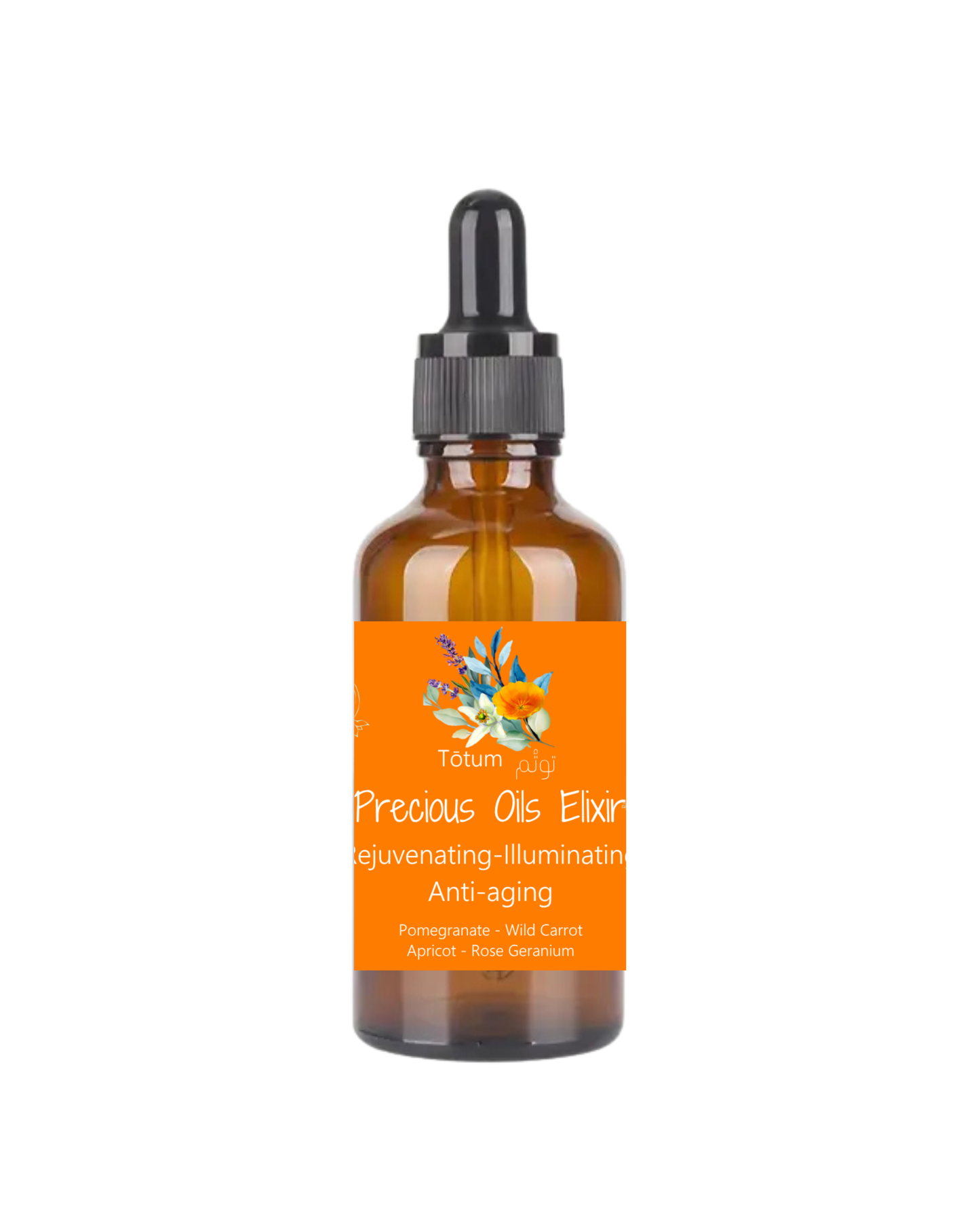 - Precious Oils Elixir - Rejuvenating & Anti Aging - Rose Geranium - 30ml